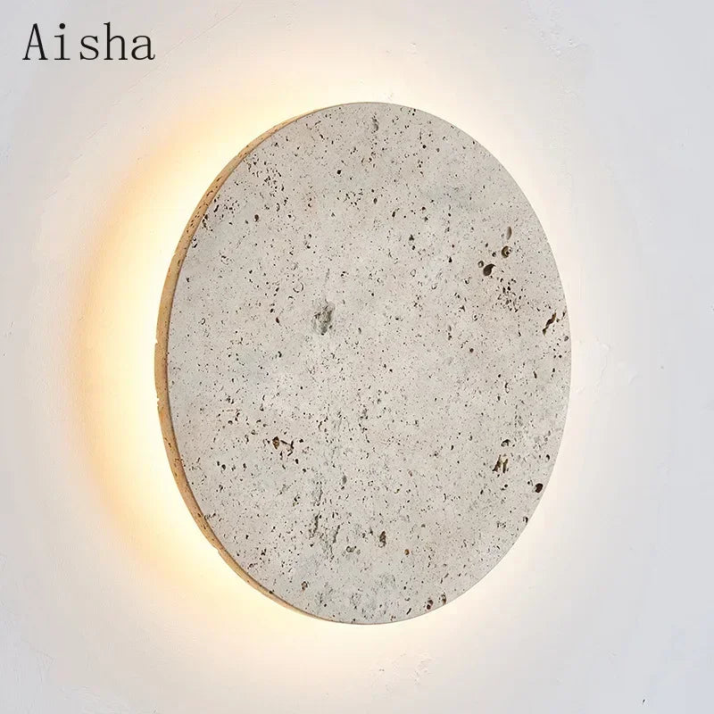 Retro stone wall light for a Nordic ambience