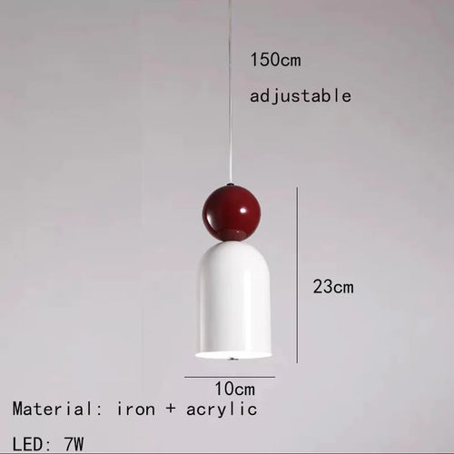 Adjustable metal wire pendant light for various indoor spaces - vue 25 sur 24