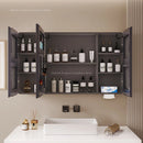 smart wardrobe with illuminated storage and separate toilet