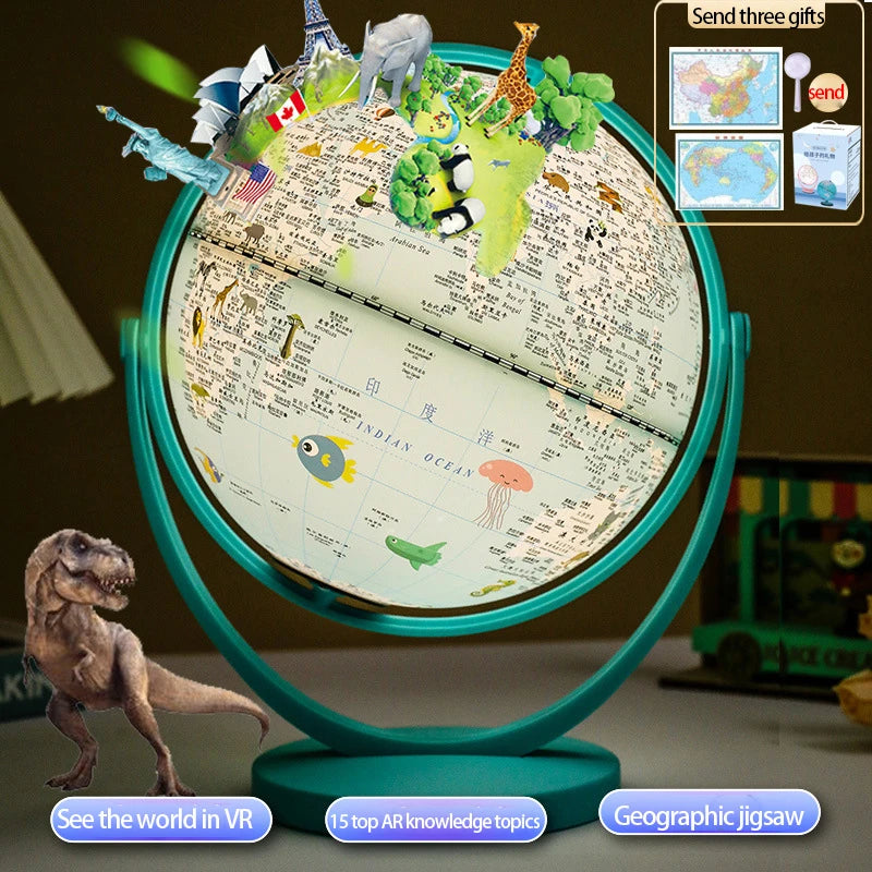 smart desk lamp with globe creative gift for kids - vue 14 sur 14