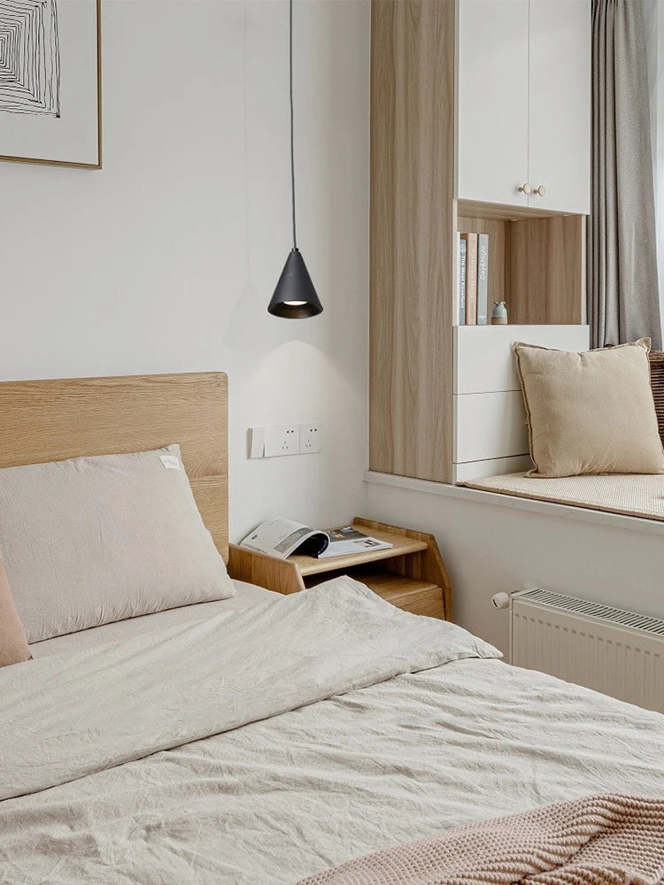 Nordic minimalist pendant light for bedroom - vue 5 sur 10