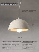 Nordic wabi sabi chandelier for interior decor and pendant lighting
