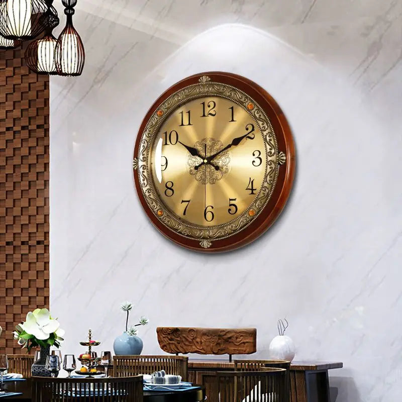 3d design retro silent wall clock for modern decoration - vue 3 sur 13