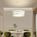 Minimalist LED log chandelier modern romantic for restaurant