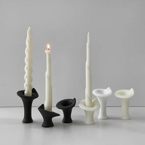 DIY decorative aromatherapy candlestick silicone mold - vue 2 sur 9