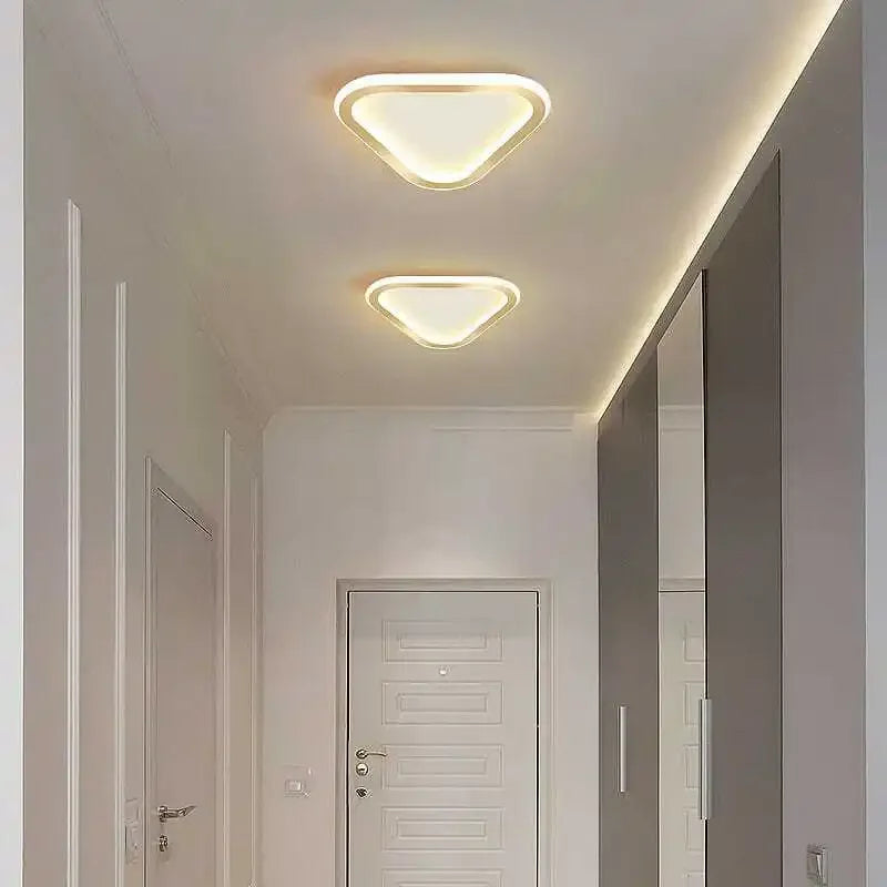 Modern gold ceiling light for interior decoration and lighting - vue 3 sur 14