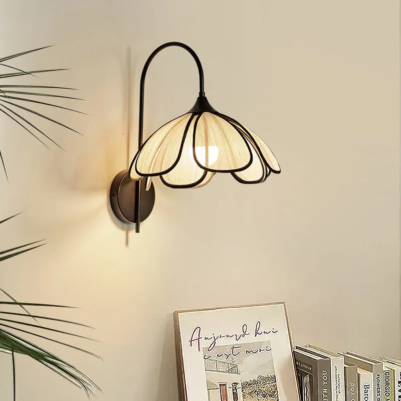 Handmade vintage petal decorative wall light