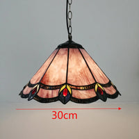 Tiffany stained glass chandelier Mediterranean style for elegant interiors