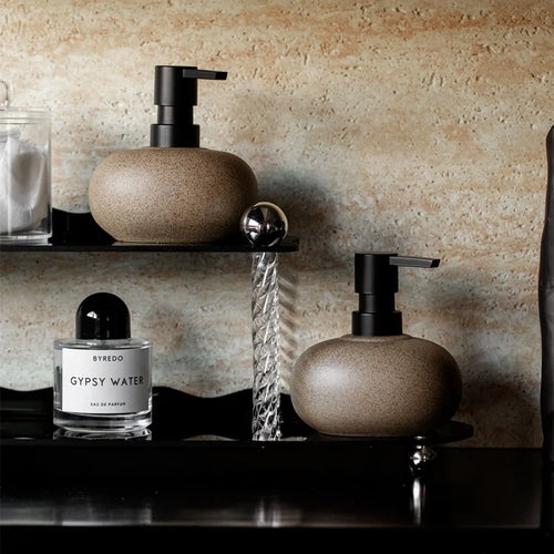 bouteille en céramique pour lotion et distributeur de savon - vue 5 sur 6