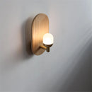 Nordic wooden wall light for modern interior decoration