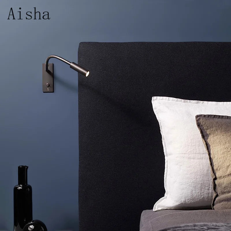 Modern LED wall light for decorative interiors