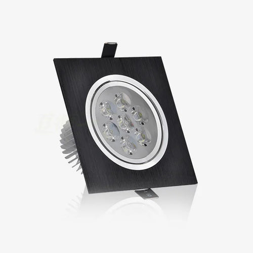 Dimmable square LED spotlight for interior decoration - vue 9 sur 8