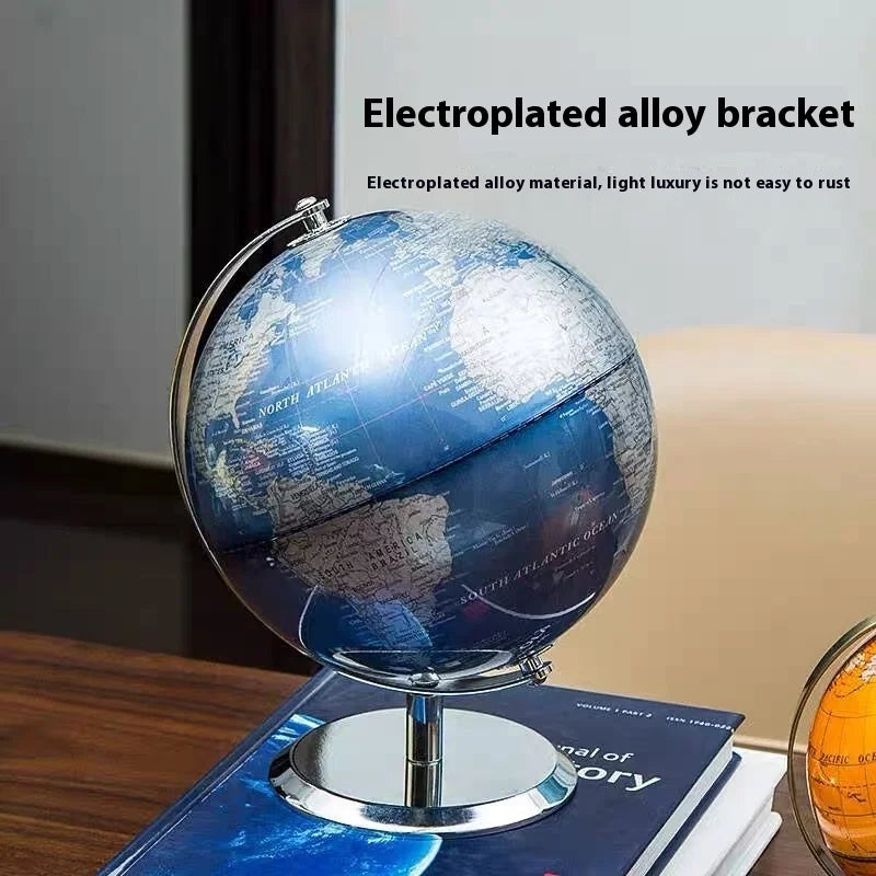 retro globe map for educational and geographic decoration - vue 7 sur 9