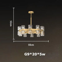 Classic black and gold crystal pendant light with elegant design