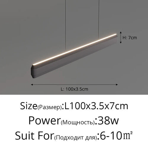 Modern and luxurious design pendant chandelier - vue 11 sur 14