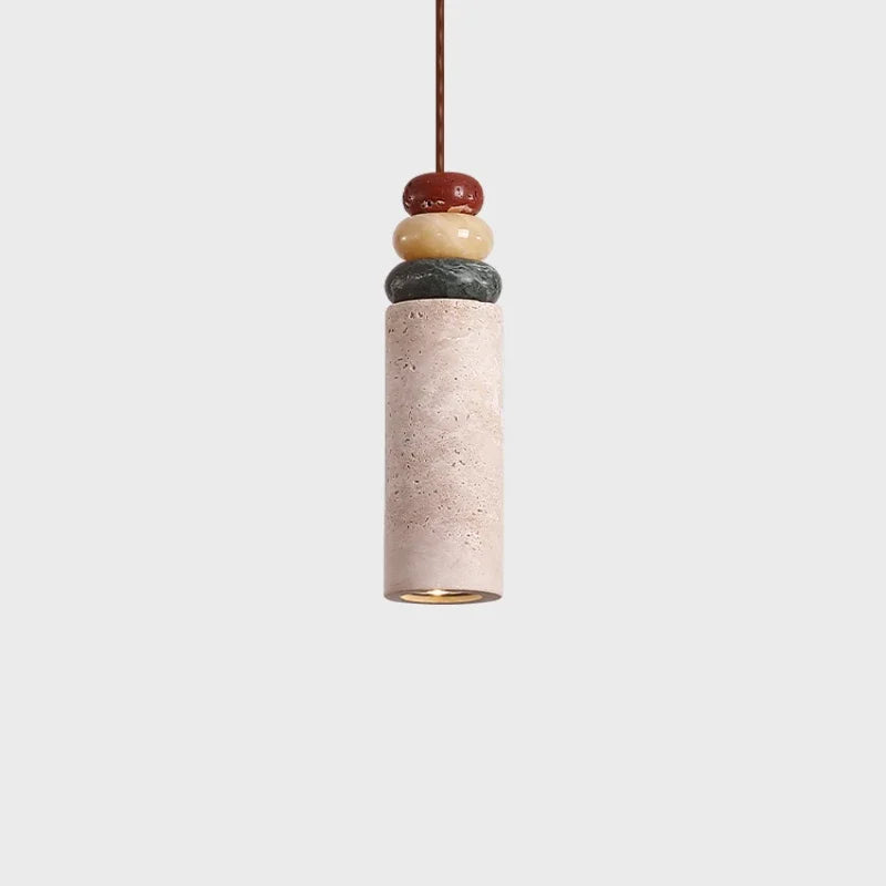 Modern natural stone chandelier for interior decoration - vue 4 sur 7