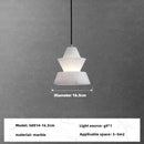 Modern pendant light in natural marble and copper with elegant design