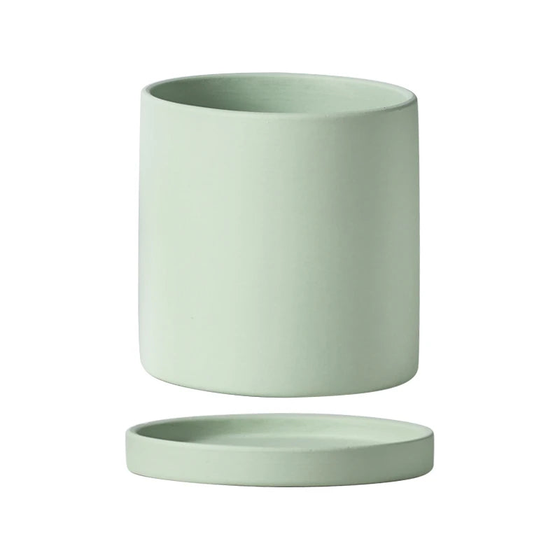 Nordic ceramic flower pot for decorative succulent plants