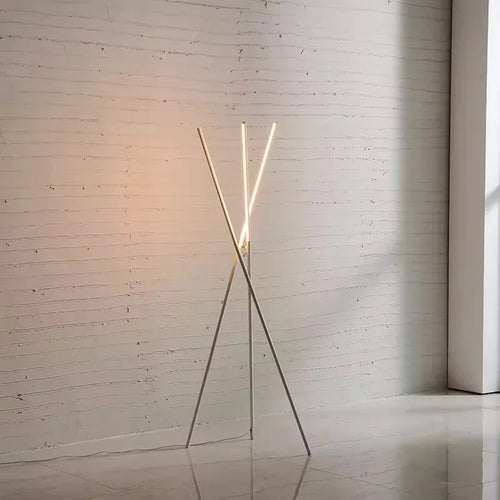 Modern LED floor lamp for a creative atmosphere - vue 2 sur 8