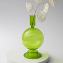Glass taper candle holders for wedding table decoration