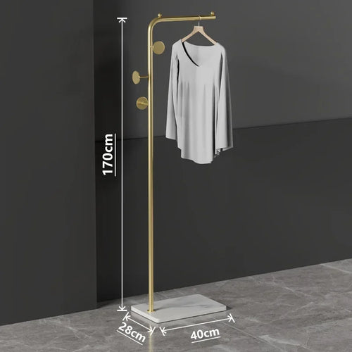 lightweight and modern Nordic clothes rack for stylish storage - vue 20 sur 41