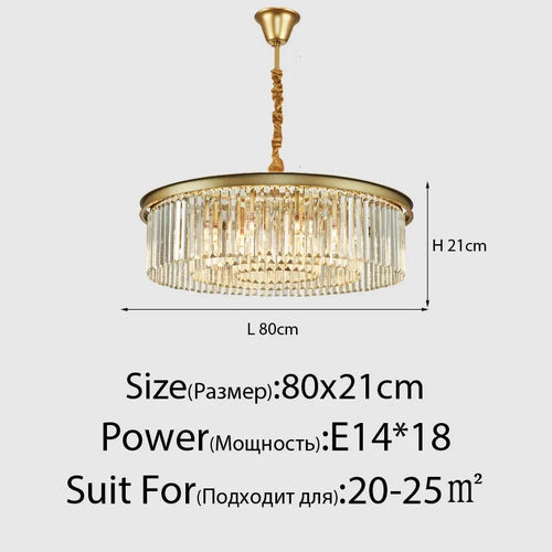 Luxury Italian style crystal chandelier for interior decoration - vue 12 sur 21