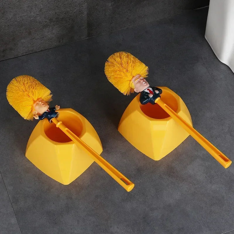 Trump toilet cleaning brush funny and practical - vue 3 sur 10