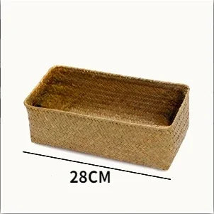 Wicker storage basket for kitchen and picnic - vue 10 sur 12