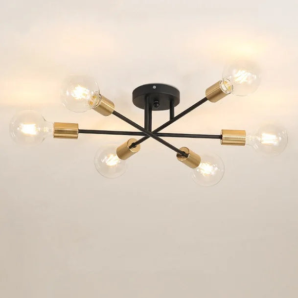 Modern classic branch ceiling light