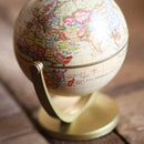 creative retro globe for learning geography