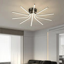 Modern LED ceiling light with remote control for interior decoration