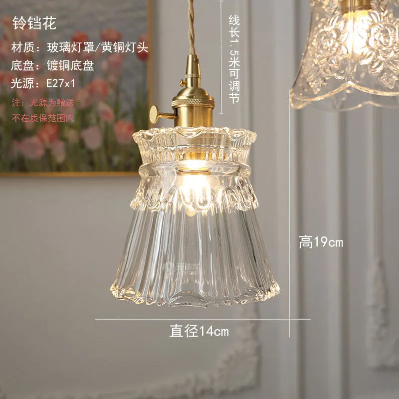Modern Nordic glass pendant light for elegant interiors
