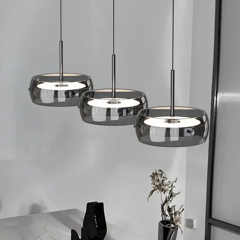 Modern and elegant LED chandelier for indoor decoration - vue 4 sur 10