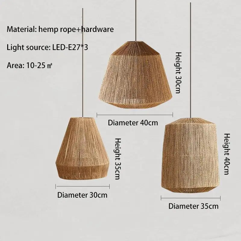 Japanese rattan pendant light wabi sabi style for rustic spaces