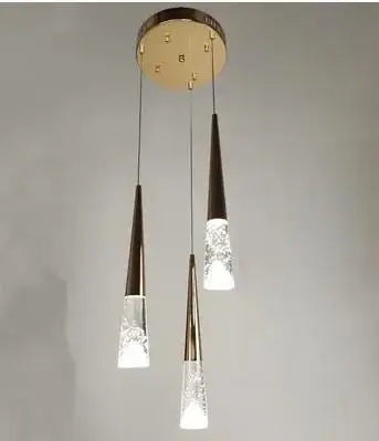 Modern crystal pendant light for elegant indoor lighting