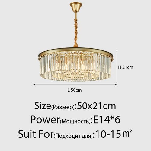 Luxury Italian style crystal chandelier for interior decoration - vue 18 sur 21