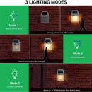 Solar tungsten night lamp with three waterproof modes for garden