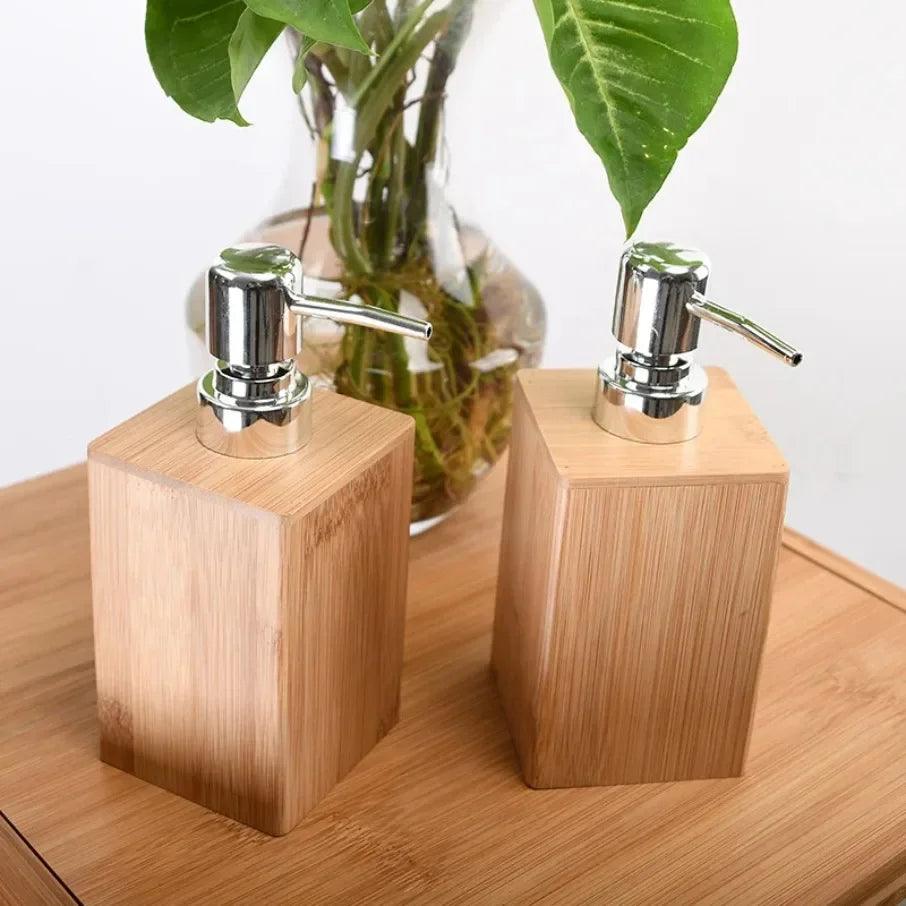 liquid soap dispenser with pump for bathroom - vue 3 sur 7