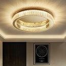 Luxurious crystal ceiling light for modern interior decor