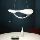 Fabric pendant light for modern Italian interior decoration