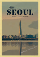 Vintage travel poster for tourism enthusiasts