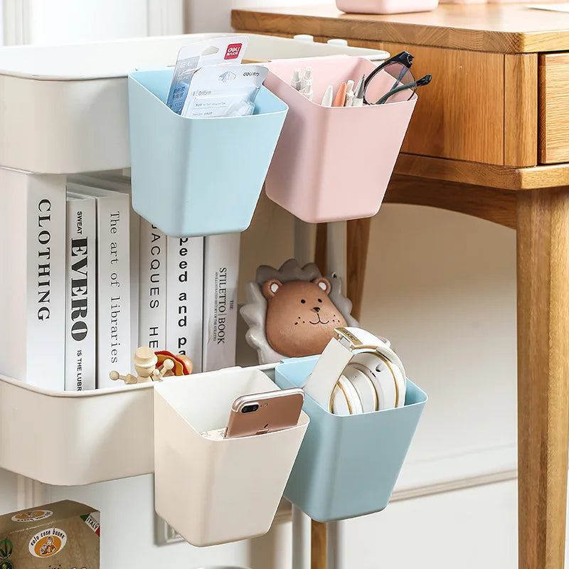 plastic hanging basket for convenient and organized storage