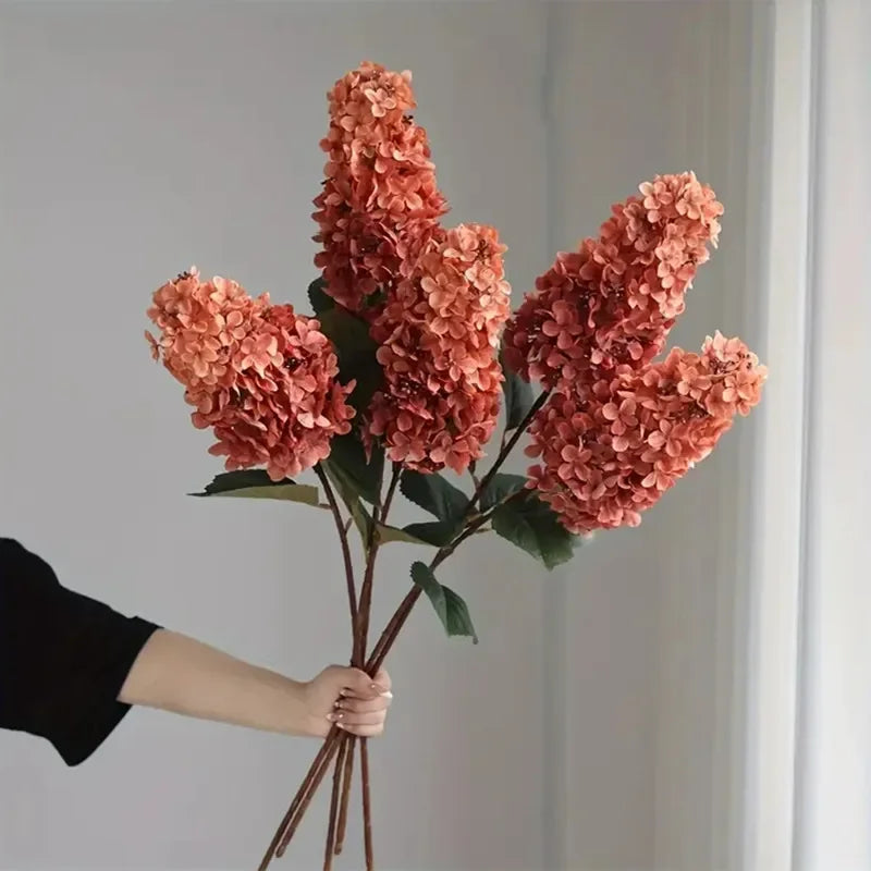Large artificial hydrangea flower for floral decoration and weddings