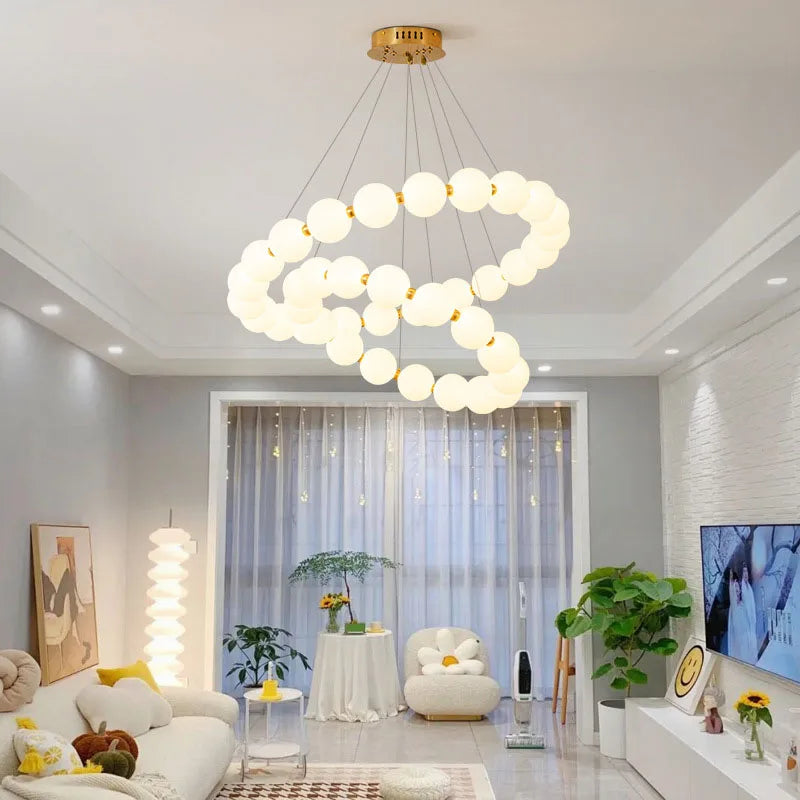 Nordic LED acrylic decorative pendant chandelier