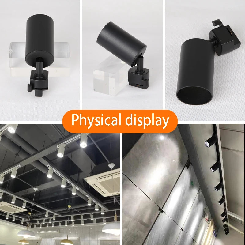 Led track light for indoor lighting and decoration