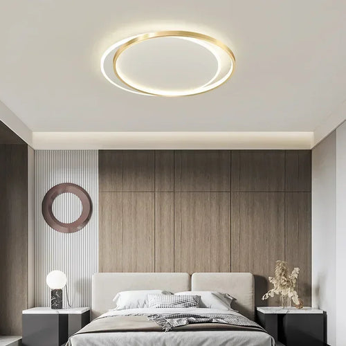 Modern LED ceiling light for elegant interior decor - vue 4 sur 14