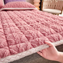 soft winter lambskin velvet mattress topper for students