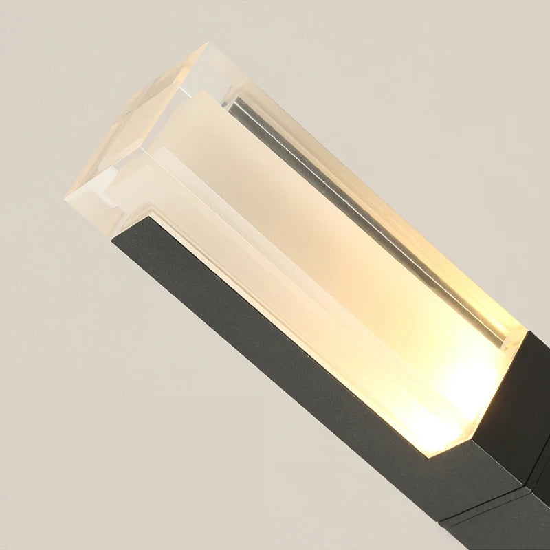 Modern aluminium garden lamp for outdoor lighting - vue 5 sur 8