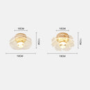 Modern nordic LED ceiling light for indoors and balcony