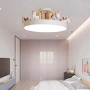 Unicorn ceiling light children's lamp resin decorative lighting